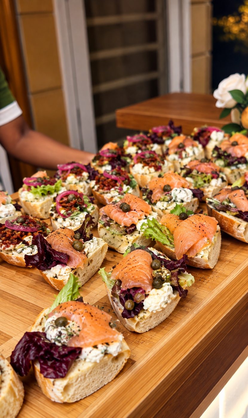GIYC launch, catering